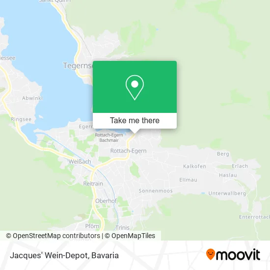 Jacques' Wein-Depot map