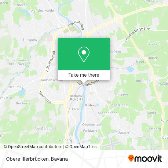 Карта Obere Illerbrücken