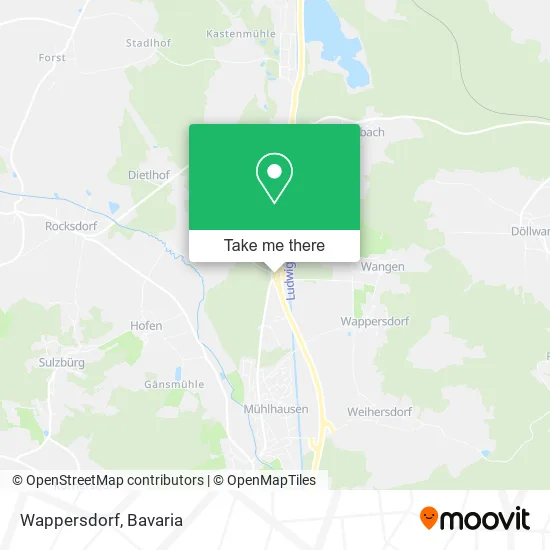 Карта Wappersdorf