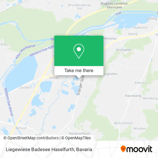 Карта Liegewiese Badesee Haselfurth