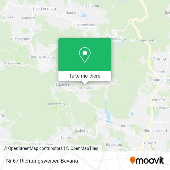 Карта Nr.67 Richtungsweiser