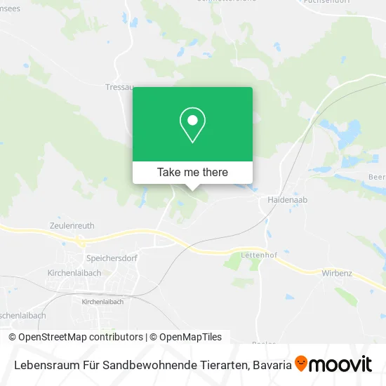 Карта Lebensraum Für Sandbewohnende Tierarten