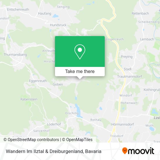 Карта Wandern Im Ilztal & Dreiburgenland