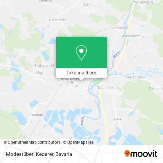 Карта Modestüberl Kederer