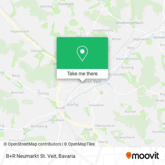 Карта B+R Neumarkt St. Veit