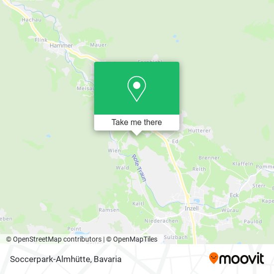 Soccerpark-Almhütte map