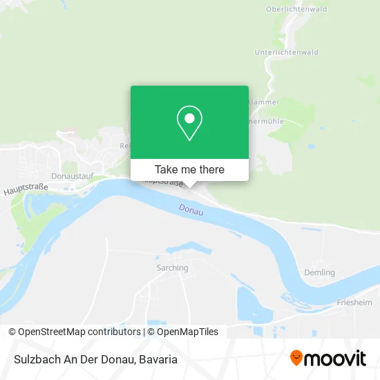 Карта Sulzbach An Der Donau