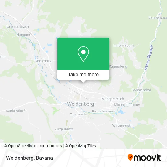 Карта Weidenberg