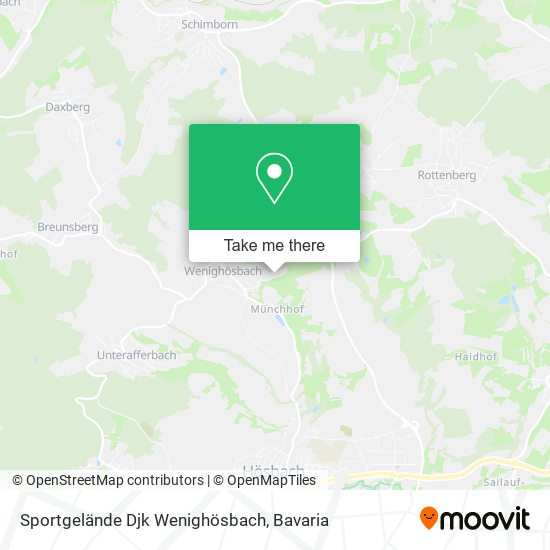 Sportgelände Djk Wenighösbach map