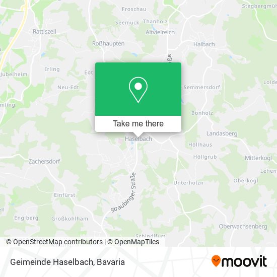 Geimeinde Haselbach map