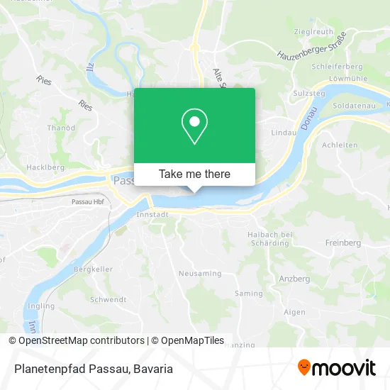 Карта Planetenpfad Passau