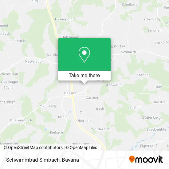 Карта Schwimmbad Simbach