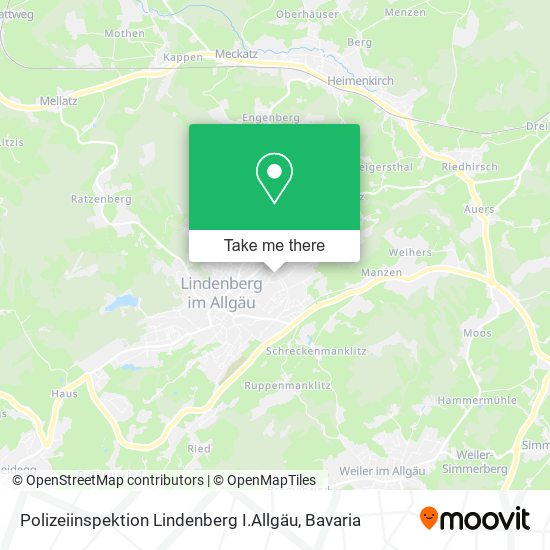Polizeiinspektion Lindenberg I.Allgäu map