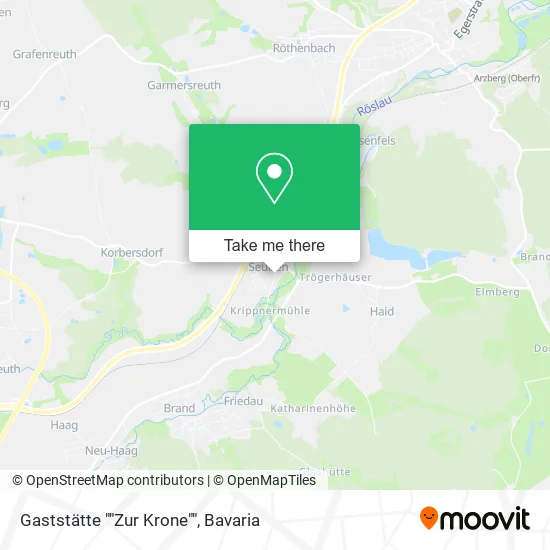 Карта Gaststätte ""Zur Krone""
