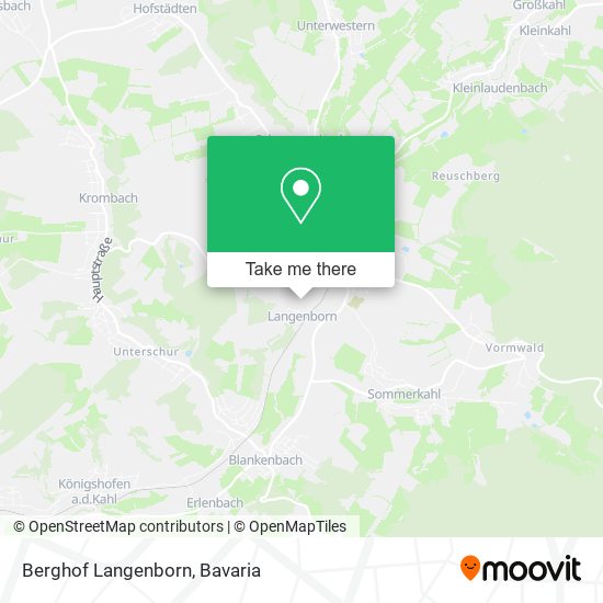 Berghof Langenborn map