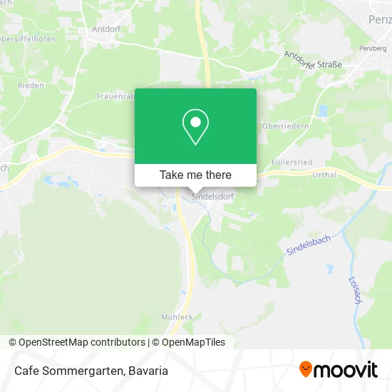 Карта Cafe Sommergarten