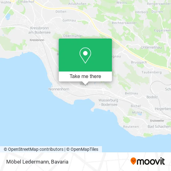 Карта Möbel Ledermann