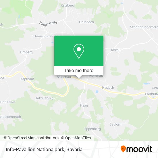 Info-Pavallion Nationalpark map