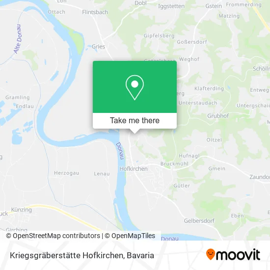 Карта Kriegsgräberstätte Hofkirchen