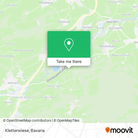 Карта Kletterwiese