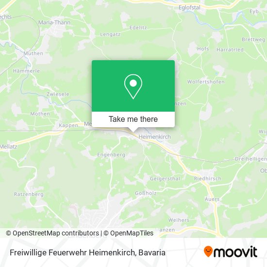 Карта Freiwillige Feuerwehr Heimenkirch