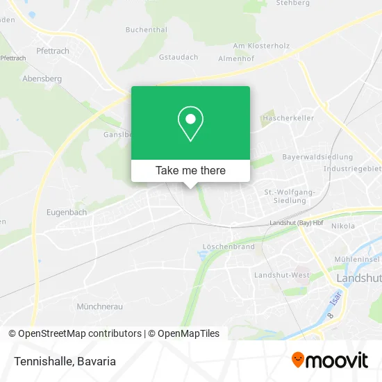 Карта Tennishalle