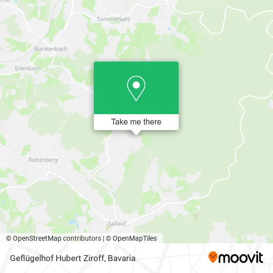 Карта Geflügelhof Hubert Ziroff