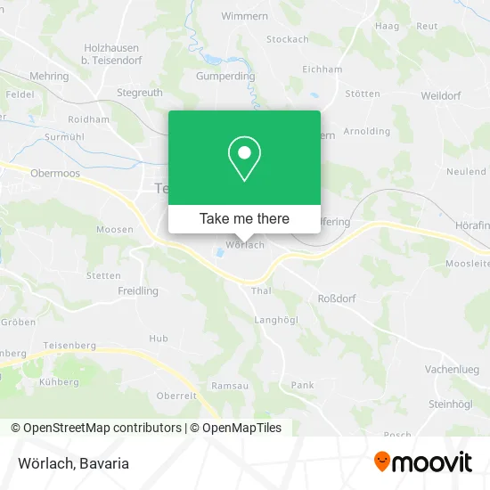 Карта Wörlach