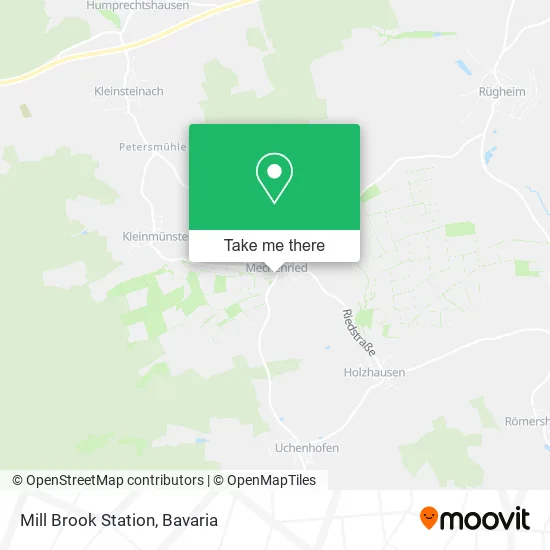 Mill Brook Station map