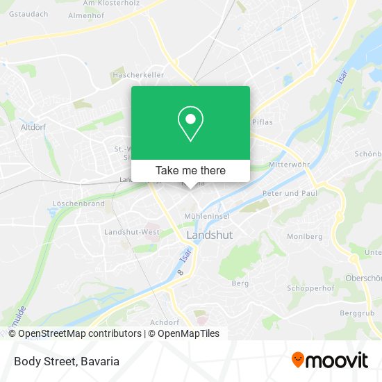 Body Street map