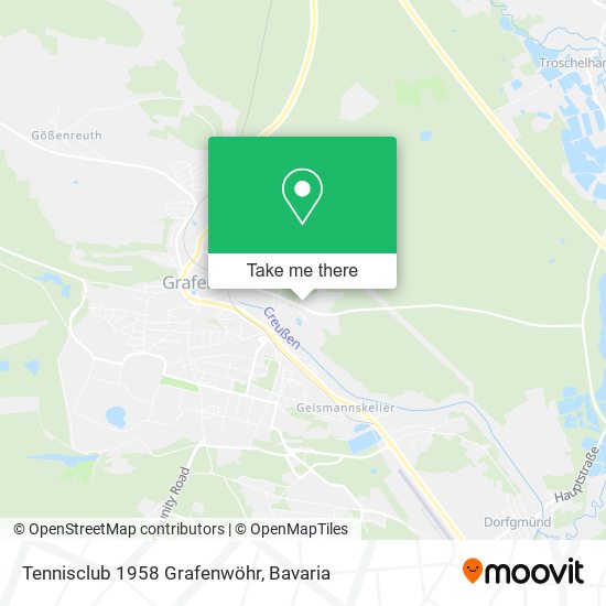 Tennisclub 1958 Grafenwöhr map