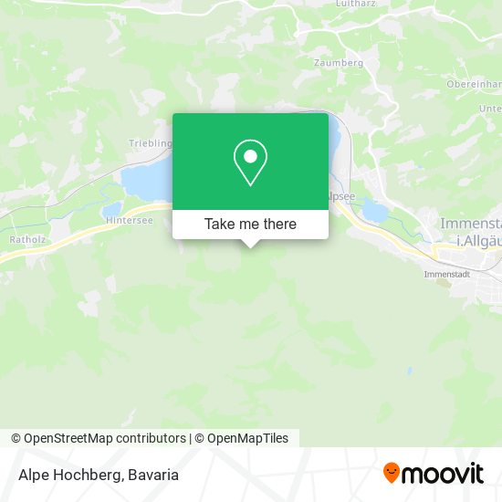 Alpe Hochberg map