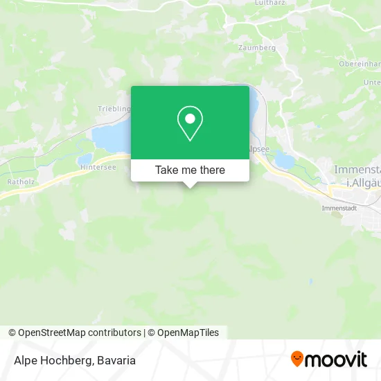 Карта Alpe Hochberg