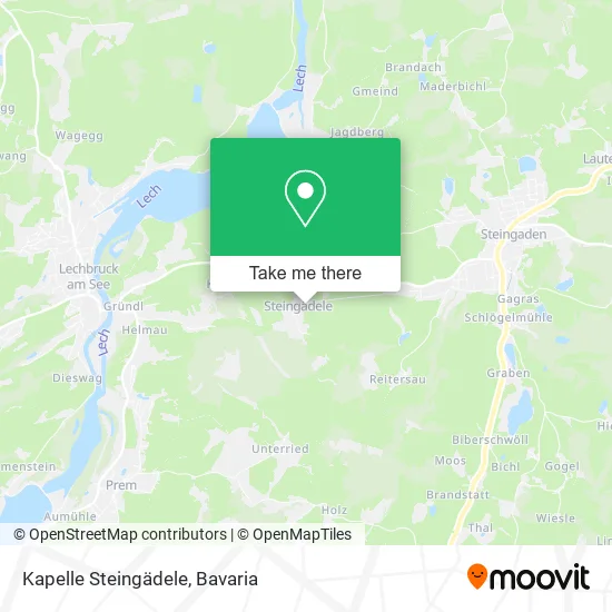 Карта Kapelle Steingädele