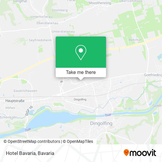 Hotel Bavaria map