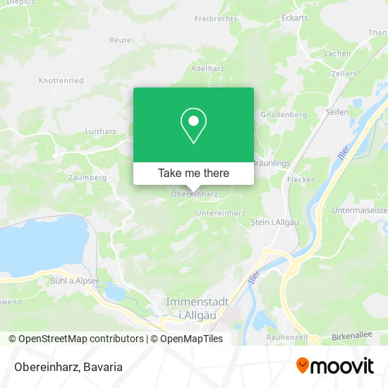 Карта Obereinharz