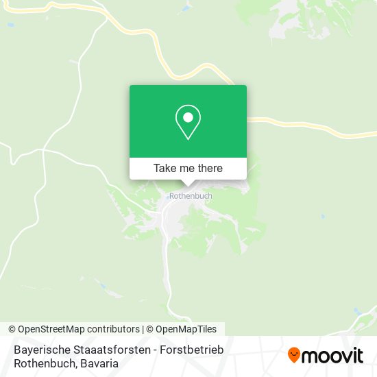 Bayerische Staaatsforsten - Forstbetrieb Rothenbuch map