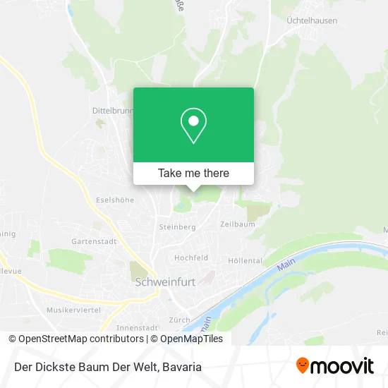 Карта Der Dickste Baum Der Welt
