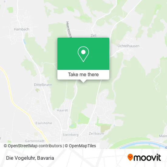 Карта Die Vogeluhr