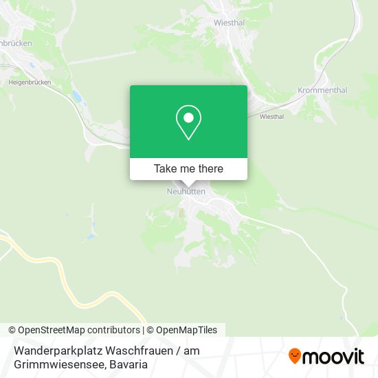 Карта Wanderparkplatz Waschfrauen / am Grimmwiesensee