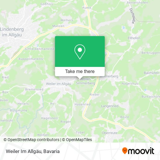 Weiler Im Allgäu map