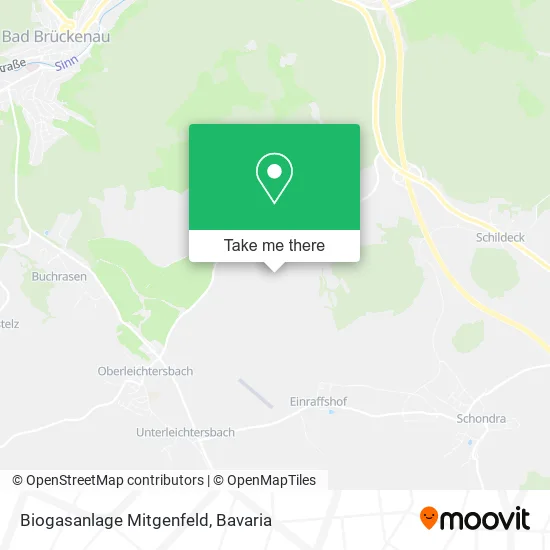 Карта Biogasanlage Mitgenfeld