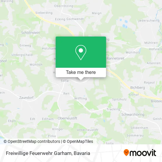 Карта Freiwillige Feuerwehr Garham