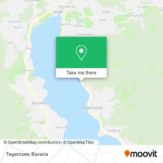 Карта Tegernsee
