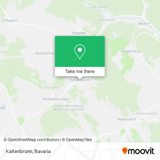 Карта Kaltenbrunn