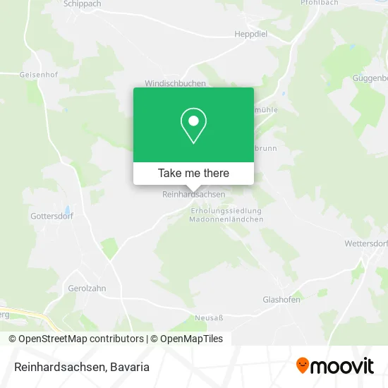 Карта Reinhardsachsen