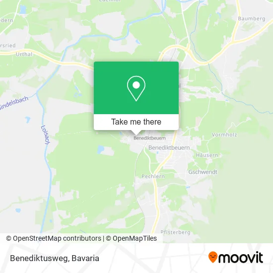 Карта Benediktusweg
