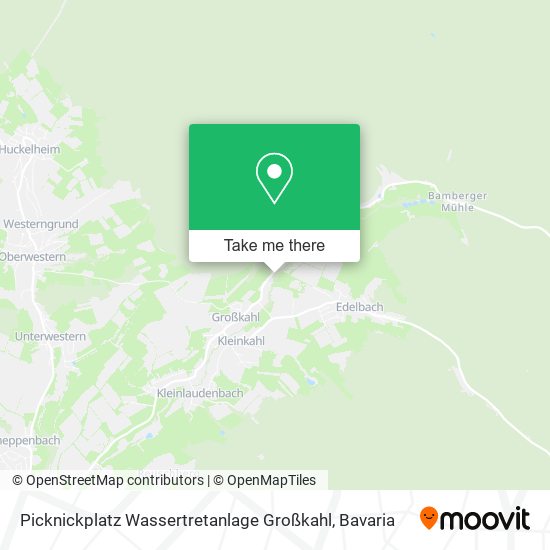Picknickplatz Wassertretanlage Großkahl map
