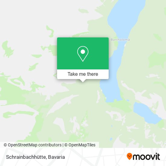 Schrainbachhütte map
