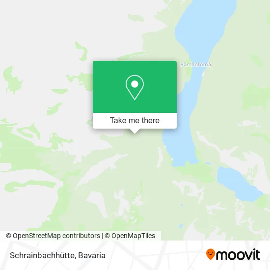 Schrainbachhütte map